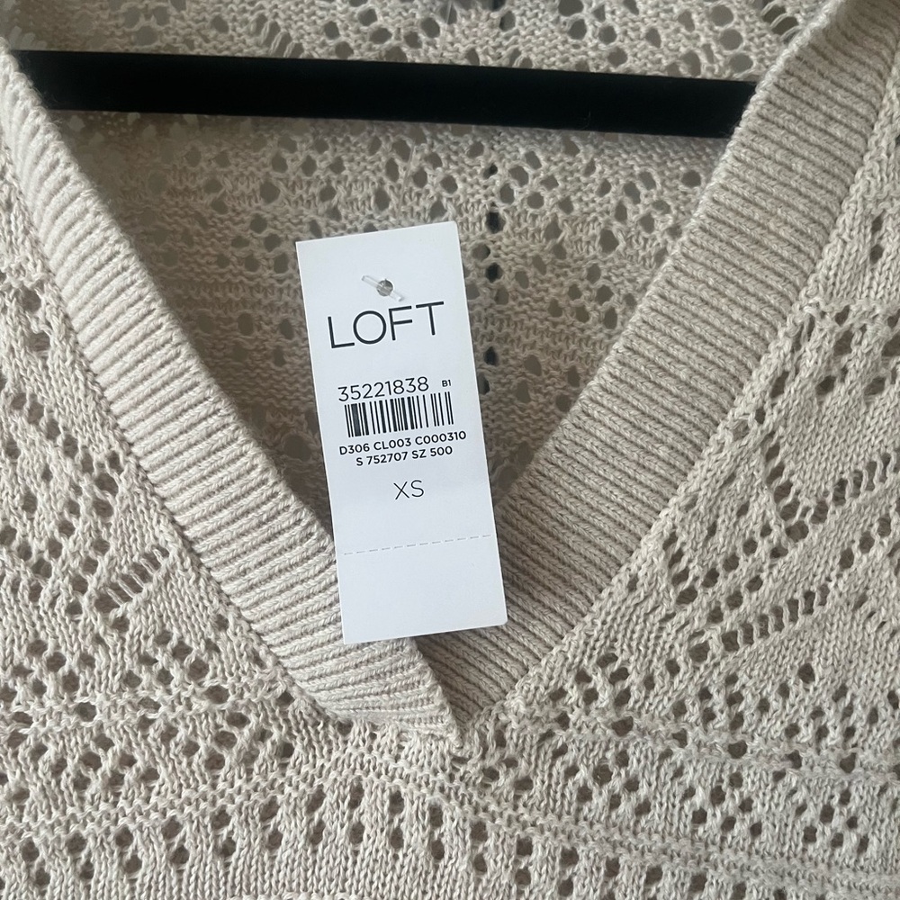 LOFT Oatmeal Collar Sweater - Picture 4 of 6